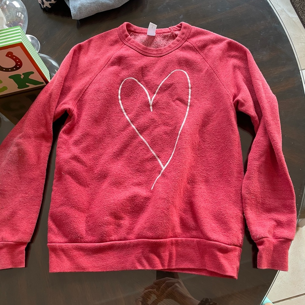 Heart sweatshirt